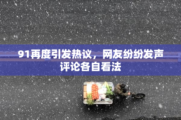 91再度引发热议，网友纷纷发声评论各自看法