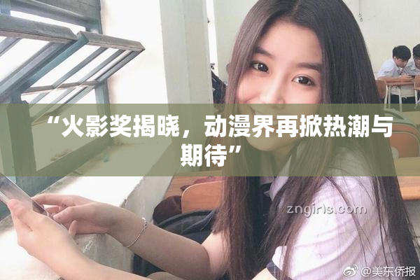 “火影奖揭晓，动漫界再掀热潮与期待”