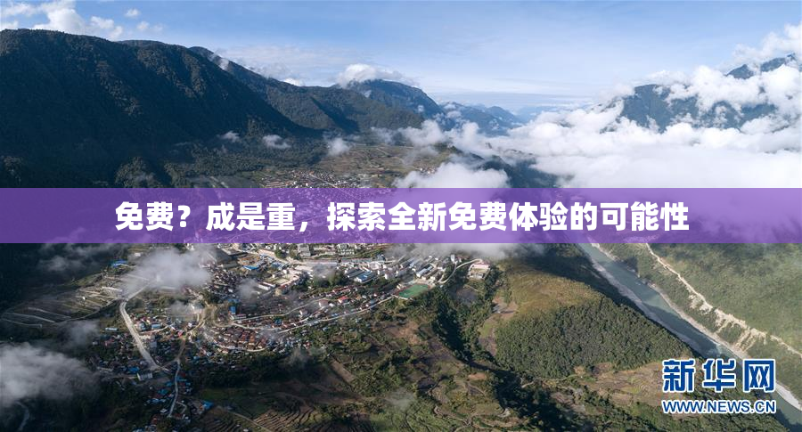 免费？成是重，探索全新免费体验的可能性