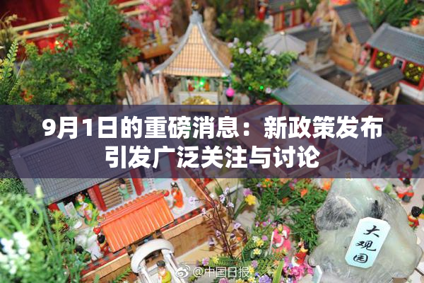 9月1日的重磅消息：新政策发布引发广泛关注与讨论