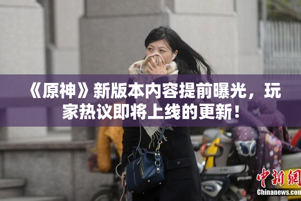 《原神》新版本内容提前曝光，玩家热议即将上线的更新！