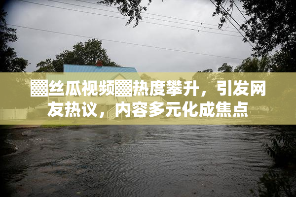 ▓丝瓜视频▓热度攀升，引发网友热议，内容多元化成焦点