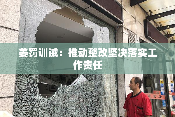 姜罚训诫：推动整改坚决落实工作责任