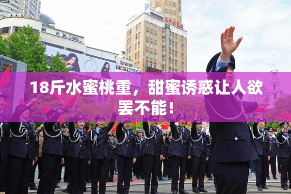 18斤水蜜桃重，甜蜜诱惑让人欲罢不能！