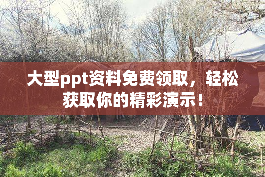 大型ppt资料免费领取，轻松获取你的精彩演示！