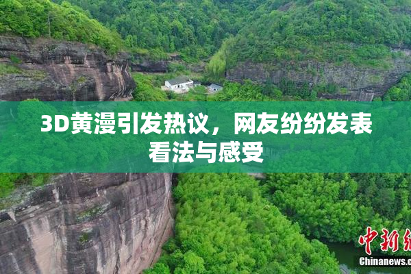3D黄漫引发热议，网友纷纷发表看法与感受