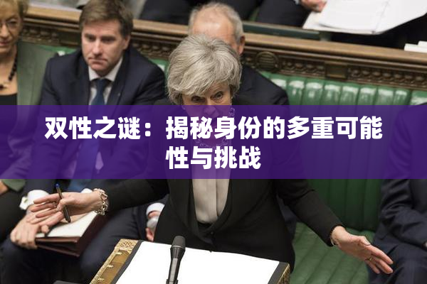 双性之谜：揭秘身份的多重可能性与挑战