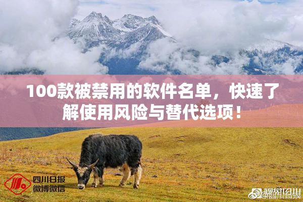100款被禁用的软件名单，快速了解使用风险与替代选项！
