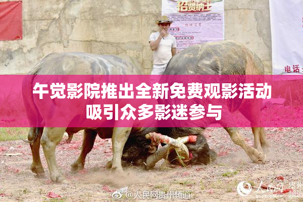 午觉影院推出全新免费观影活动 吸引众多影迷参与