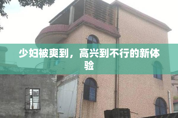 少妇被爽到，高兴到不行的新体验