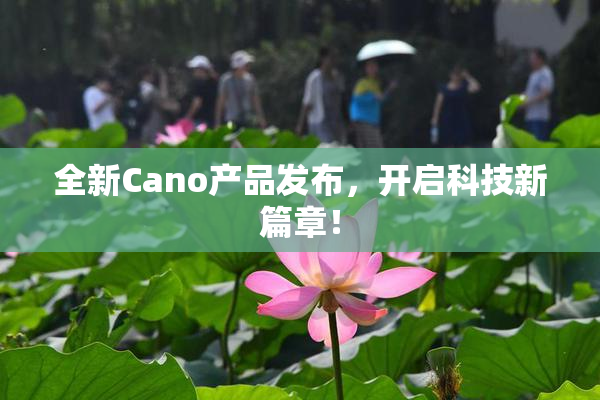 全新Cano产品发布，开启科技新篇章！