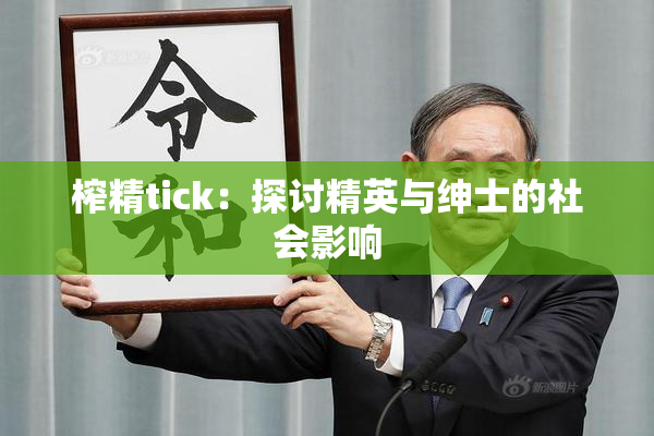 榨精tick：探讨精英与绅士的社会影响
