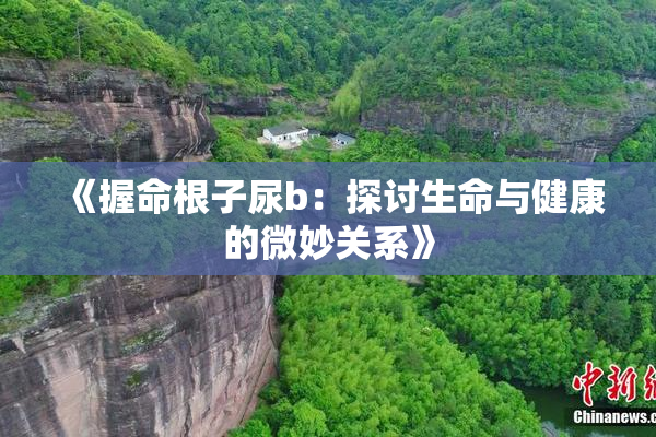 《握命根子尿b：探讨生命与健康的微妙关系》