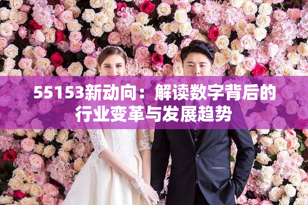 55153新动向：解读数字背后的行业变革与发展趋势