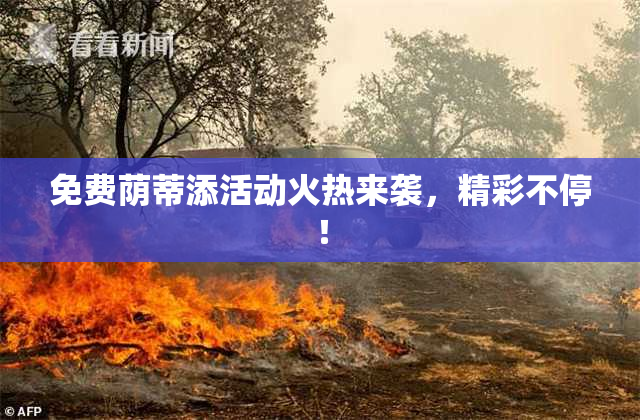 免费荫蒂添活动火热来袭，精彩不停！