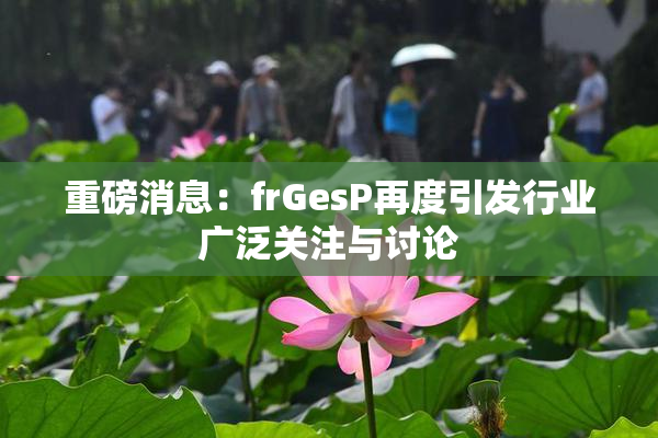 重磅消息：frGesP再度引发行业广泛关注与讨论