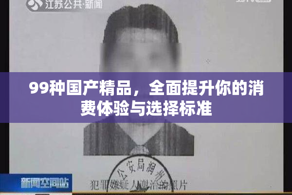 99种国产精品，全面提升你的消费体验与选择标准