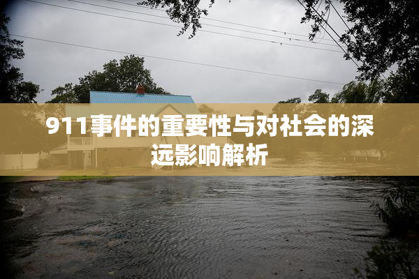 911事件的重要性与对社会的深远影响解析