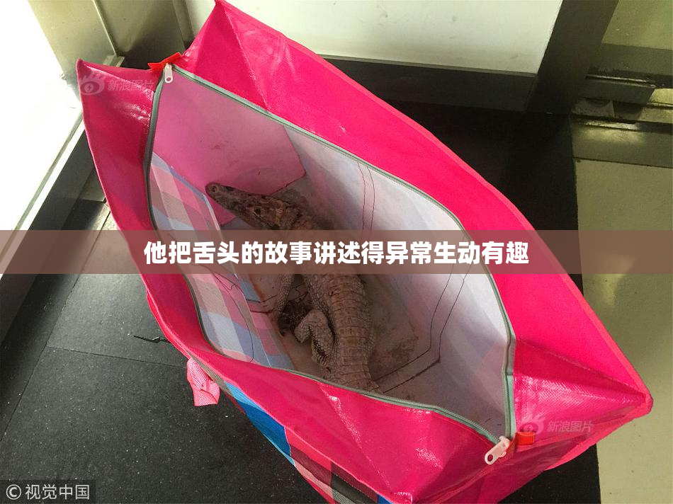 他把舌头的故事讲述得异常生动有趣