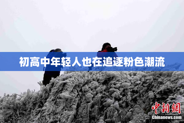 初高中年轻人也在追逐粉色潮流