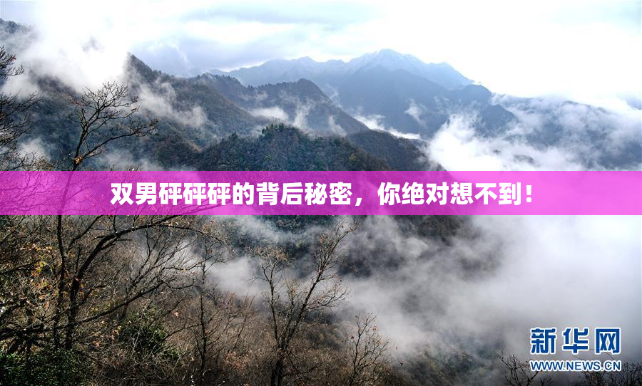 双男砰砰砰的背后秘密，你绝对想不到！