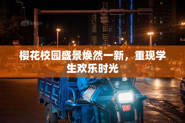 樱花校园盛景焕然一新，重现学生欢乐时光