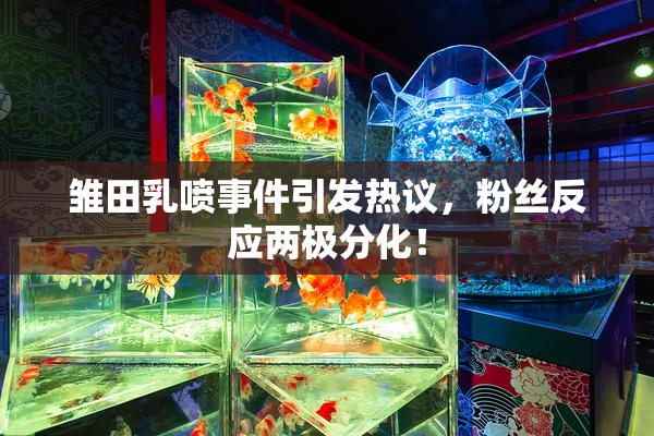 雏田乳喷事件引发热议，粉丝反应两极分化！