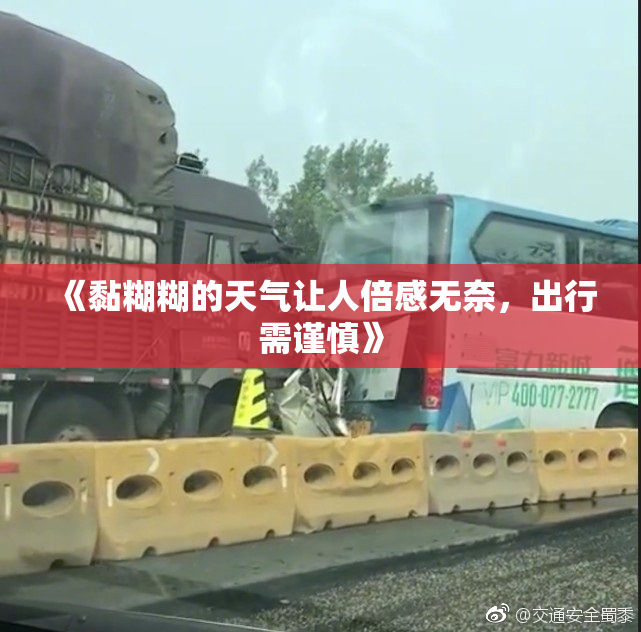 《黏糊糊的天气让人倍感无奈，出行需谨慎》