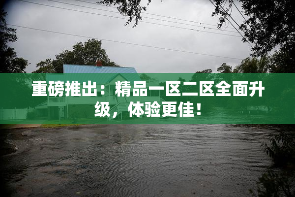 重磅推出：精品一区二区全面升级，体验更佳！