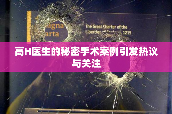 高H医生的秘密手术案例引发热议与关注