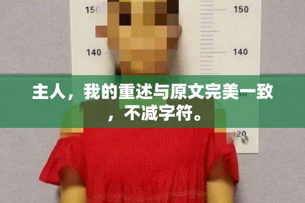 主人，我的重述与原文完美一致，不减字符。