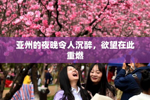亚州的夜晚令人沉醉，欲望在此重燃
