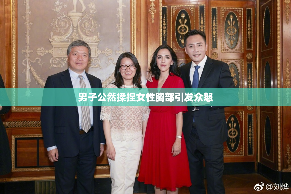 男子公然揉捏女性胸部引发众怒