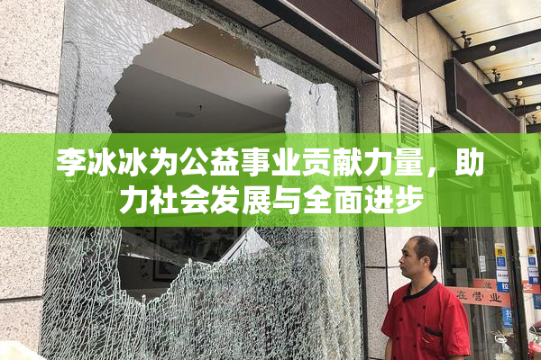 李冰冰为公益事业贡献力量，助力社会发展与全面进步