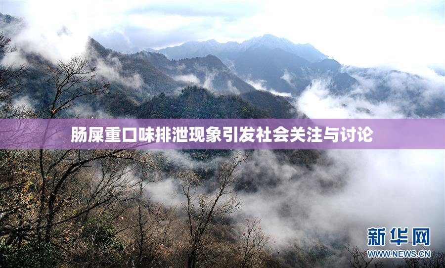 肠屎重口味排泄现象引发社会关注与讨论
