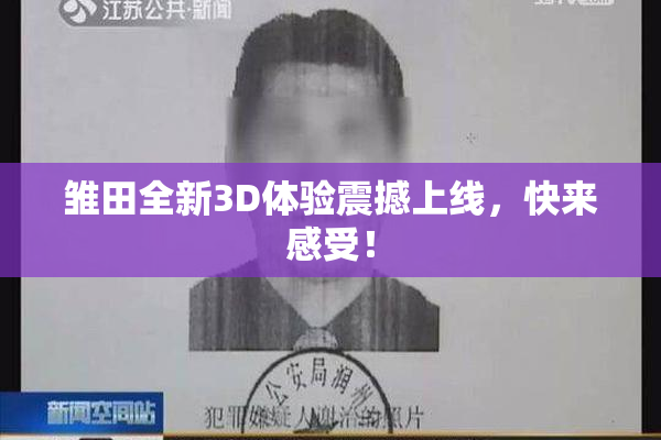 雏田全新3D体验震撼上线，快来感受！
