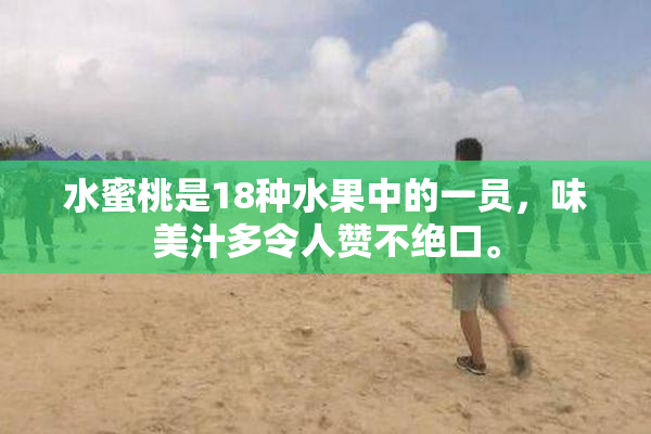 水蜜桃是18种水果中的一员，味美汁多令人赞不绝口。