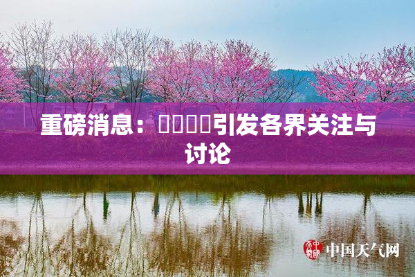 重磅消息：馃悢馃悢引发各界关注与讨论