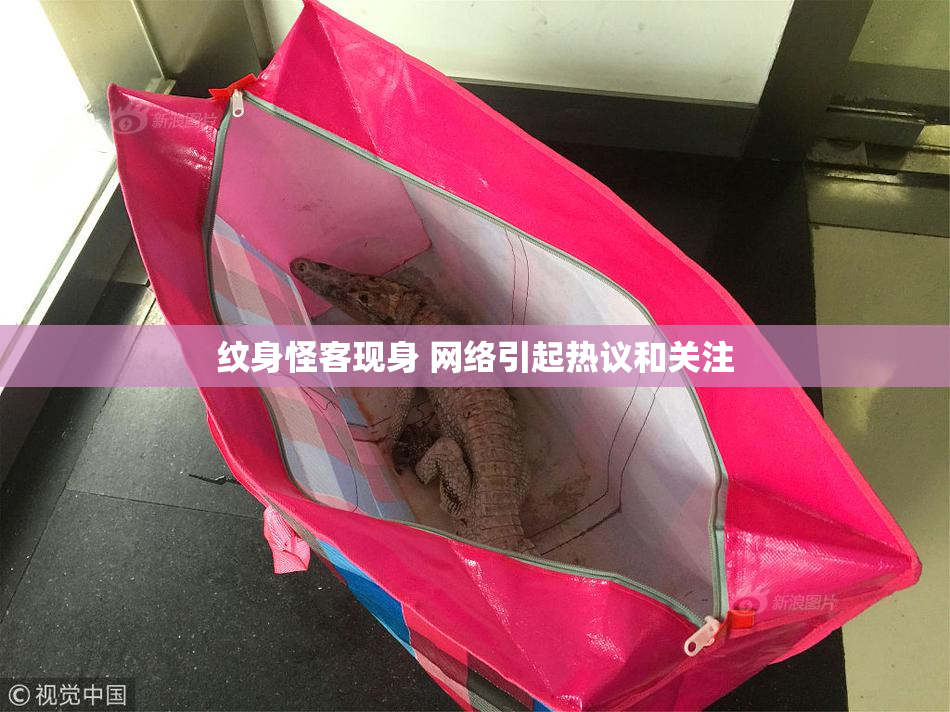 纹身怪客现身 网络引起热议和关注