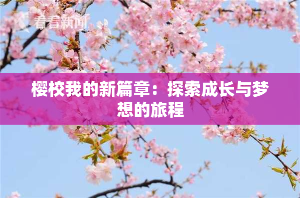 樱校我的新篇章：探索成长与梦想的旅程