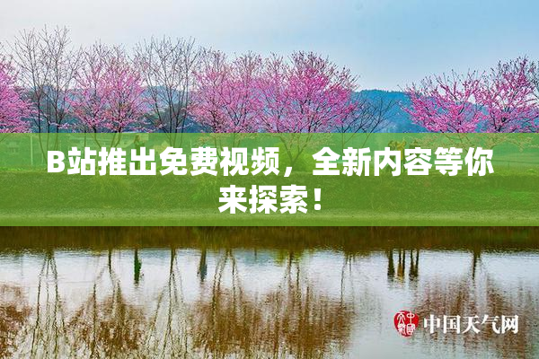 B站推出免费视频，全新内容等你来探索！