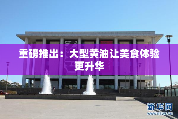 重磅推出：大型黄油让美食体验更升华