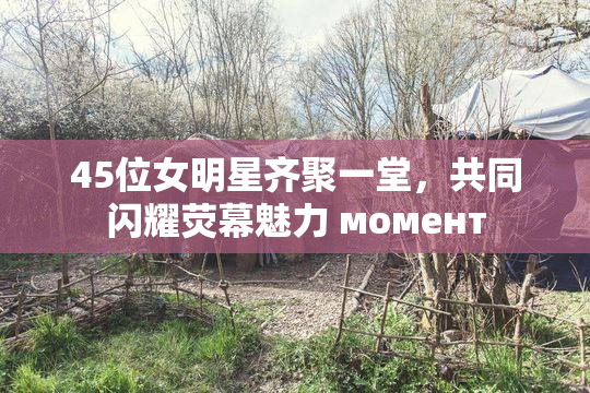 45位女明星齐聚一堂，共同闪耀荧幕魅力 момент