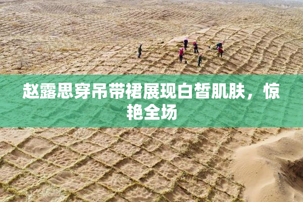赵露思穿吊带裙展现白皙肌肤，惊艳全场