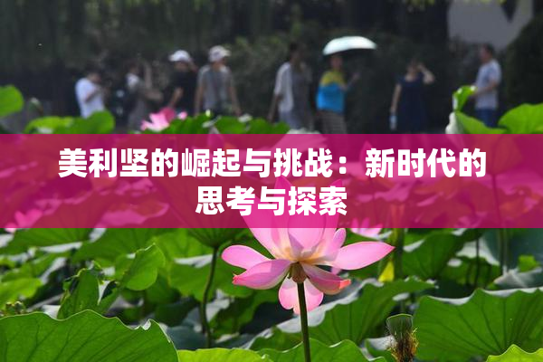 美利坚的崛起与挑战：新时代的思考与探索