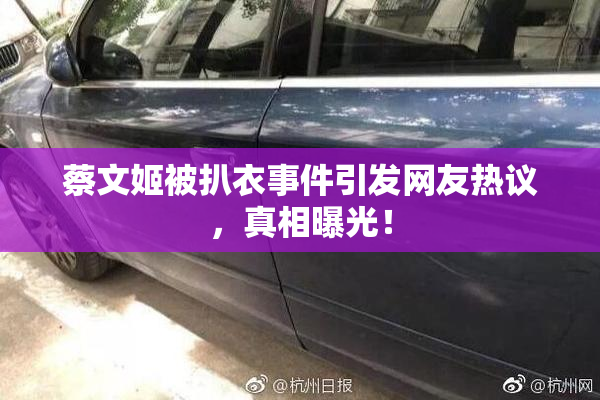 蔡文姬被扒衣事件引发网友热议，真相曝光！