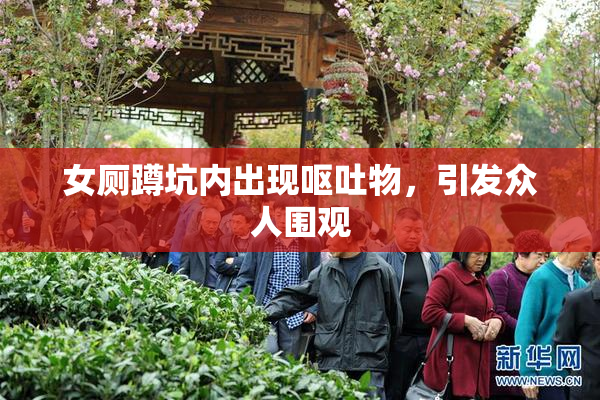 女厕蹲坑内出现呕吐物，引发众人围观