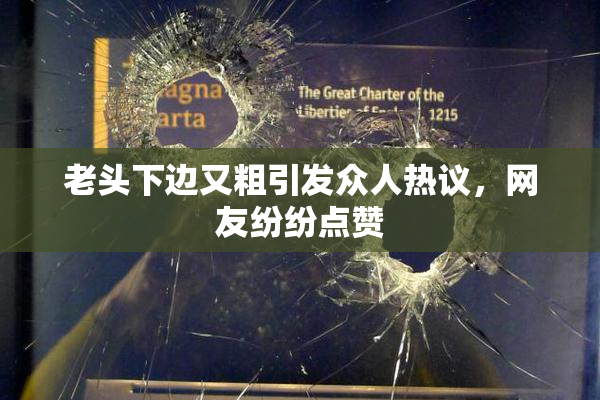老头下边又粗引发众人热议，网友纷纷点赞