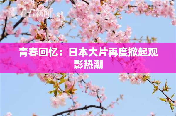 青春回忆：日本大片再度掀起观影热潮