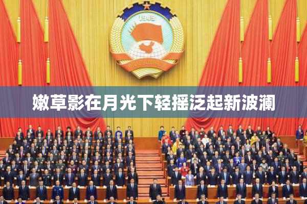 嫩草影在月光下轻摇泛起新波澜